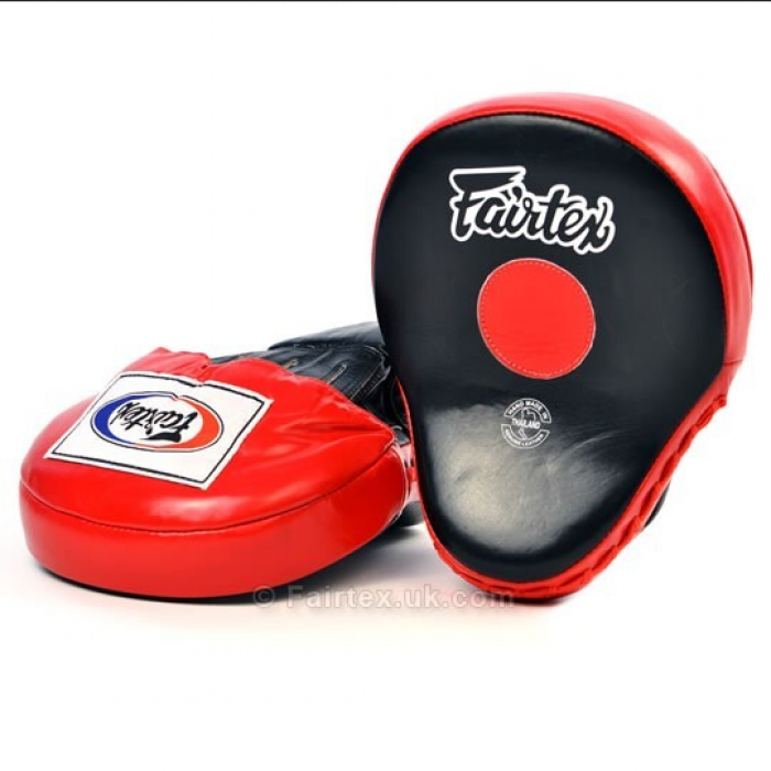 Лапи - Fairtex - FMV9 Punch mitts Ultimate Contoured - Red​